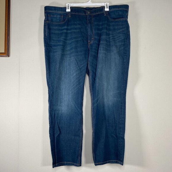 Levi's 541 ATHLETIC FIT Denim Jeans Men's 46 x 32 Mid Rise Blue Casual Pant - Picture 1 of 15